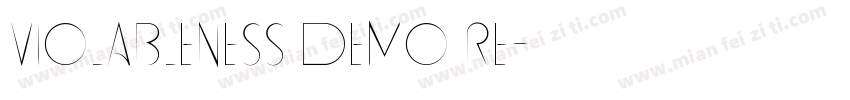 Violableness Demo Re字体转换